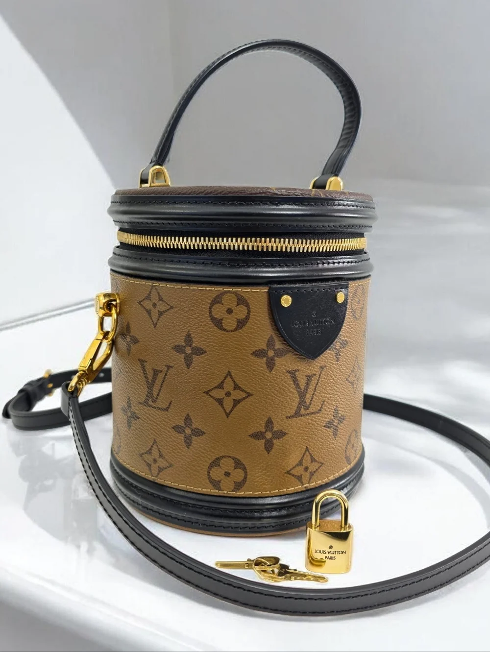 Louis Vuitton Cannes Vanity Bag Reverse Monogram Canvas Crossbody